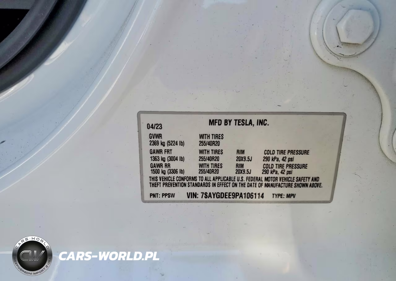 2023 Tesla Model Y VIN:7SAYGDEE9PA106114 - 12