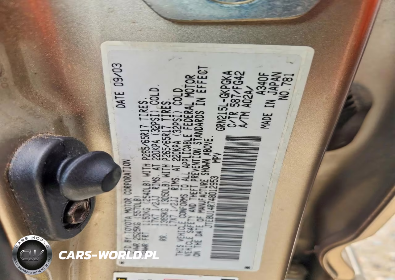 2004 Toyota 4Runner Sr5 VIN:JTEBU14R748012953 - 13