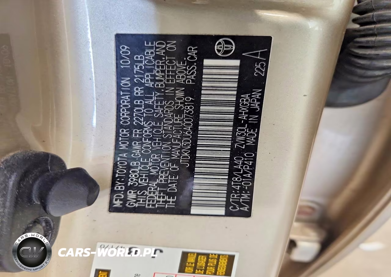 2010 Toyota Prius Iv VIN:JTDKN3DU6A0073819 - 12