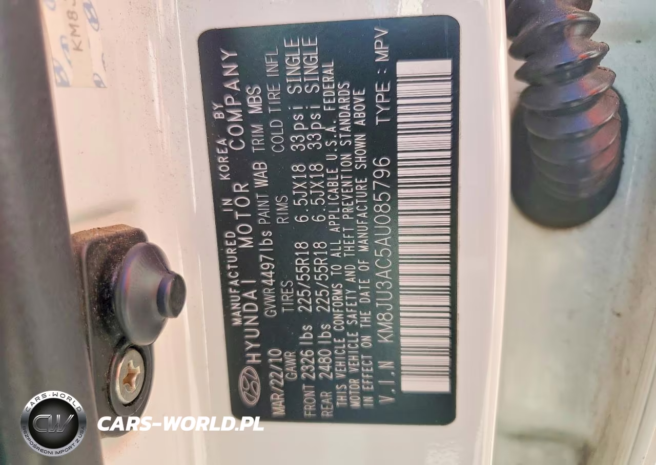 2010 Hyundai Tucson Limited VIN:KM8JU3AC5AU085796 - 13