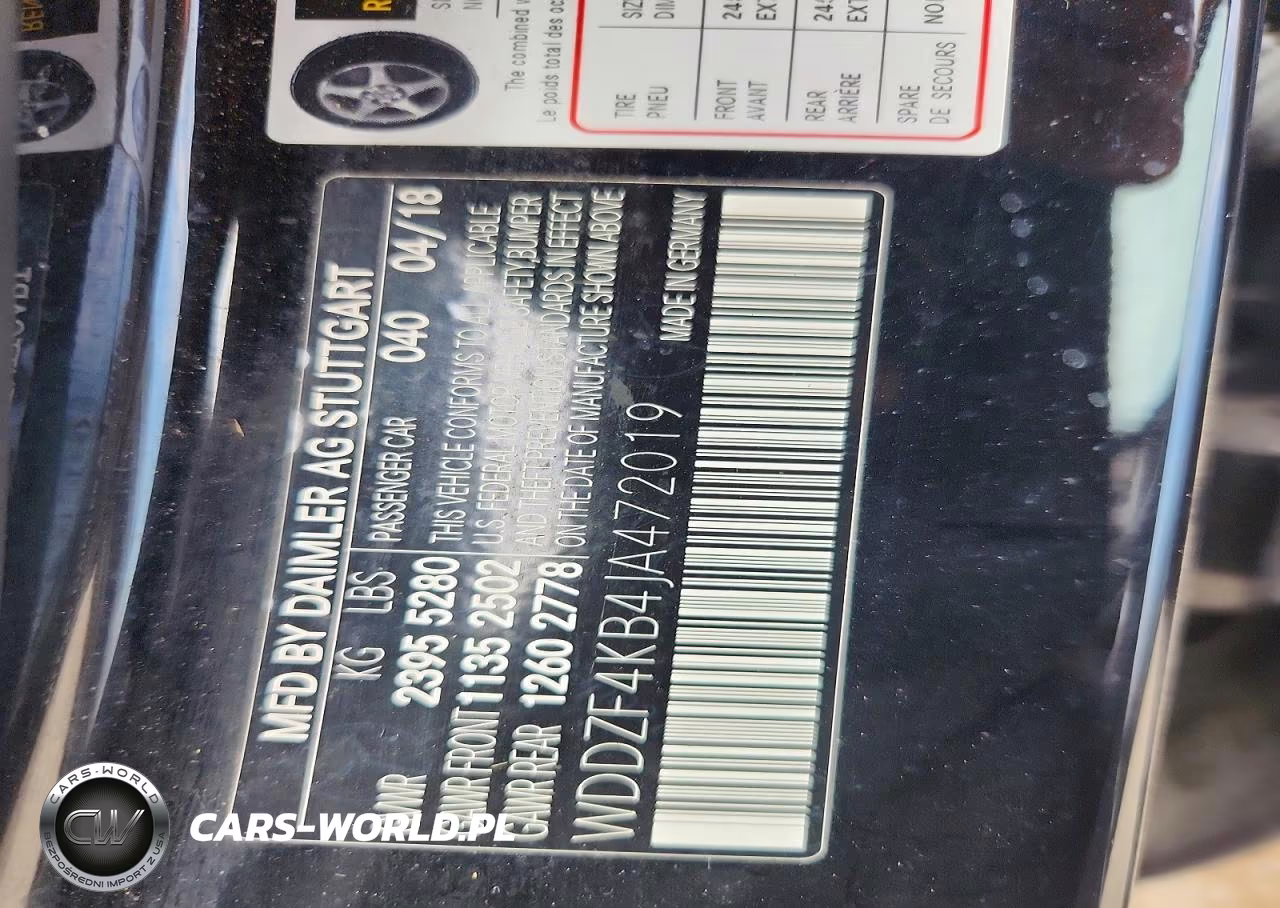 2018 Mercedes-Benz E 300 4Matic VIN:WDDZF4KB4JA472019 - 12