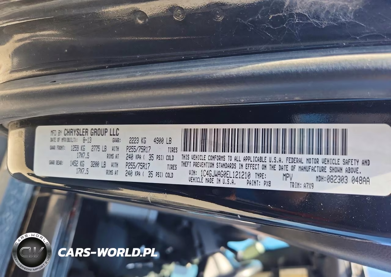 2014 Jeep Wrangler Sport VIN:1C4GJWAG0EL121210 - 12