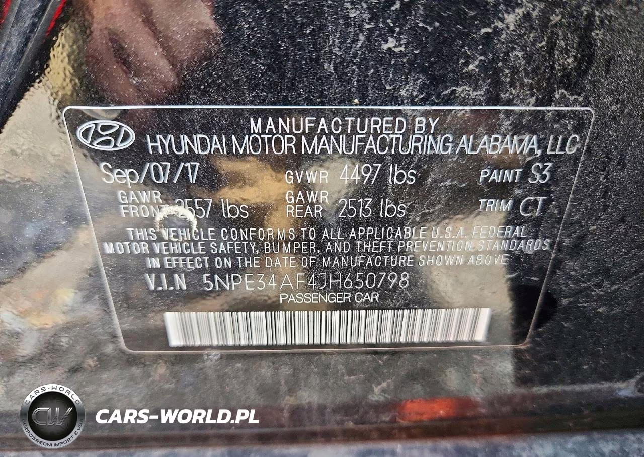 2018 Hyundai Sonata Sel VIN:5NPE34AF4JH650798 - 12