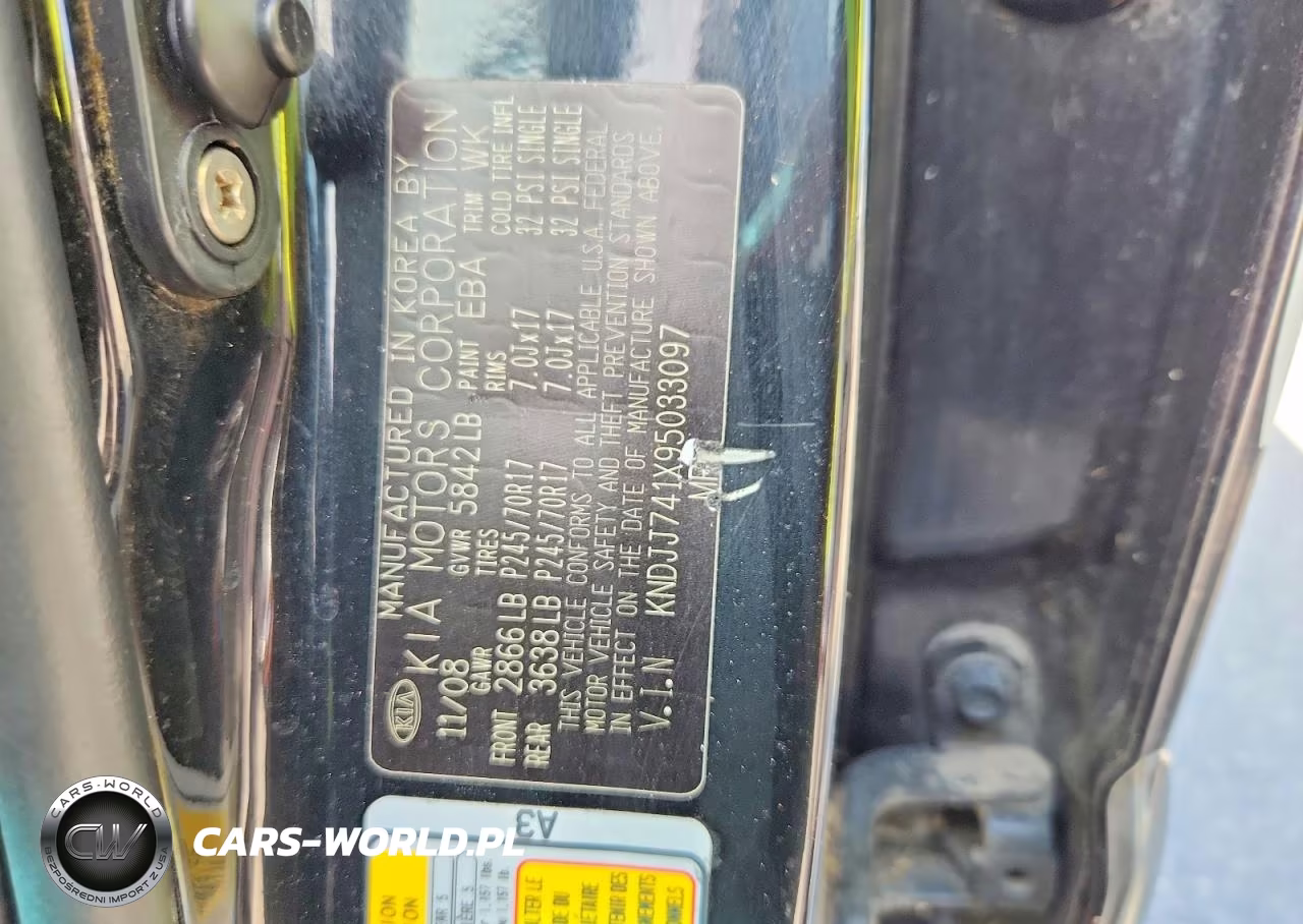 2009 Kia Borrego Lx VIN:KNDJJ741X95033097 - 13