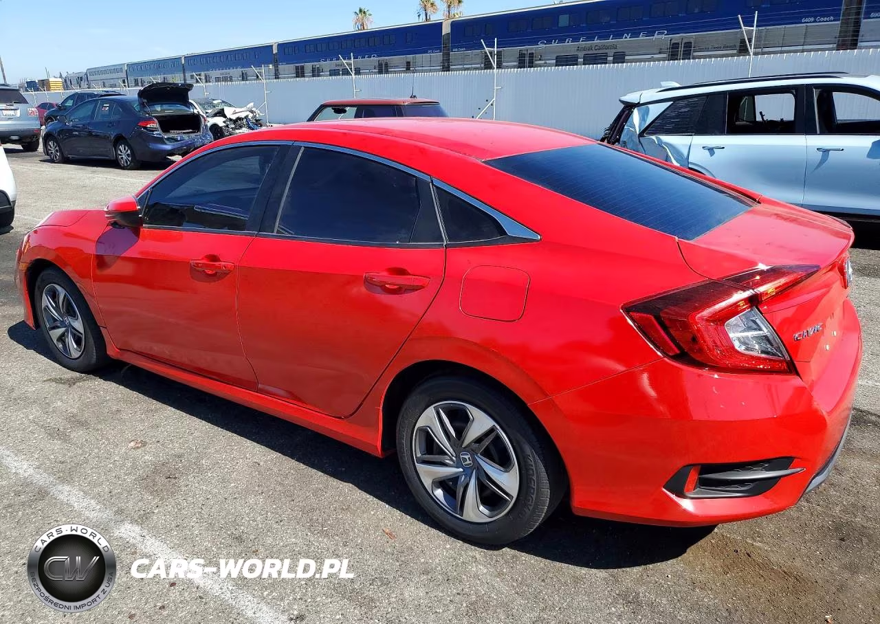 2020 Honda Civic Lx VIN:2HGFC2F67LH597478 - 2