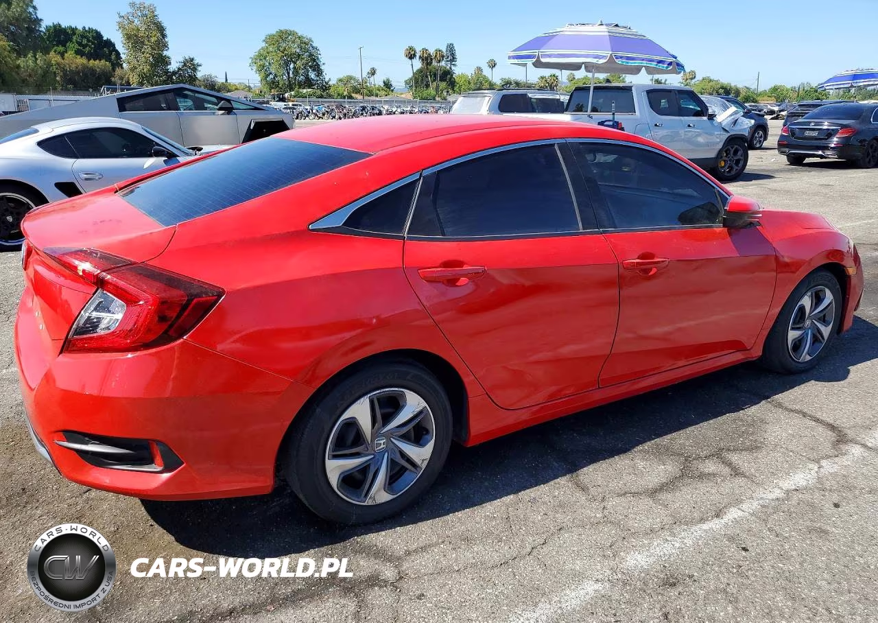 2020 Honda Civic Lx VIN:2HGFC2F67LH597478 - 3