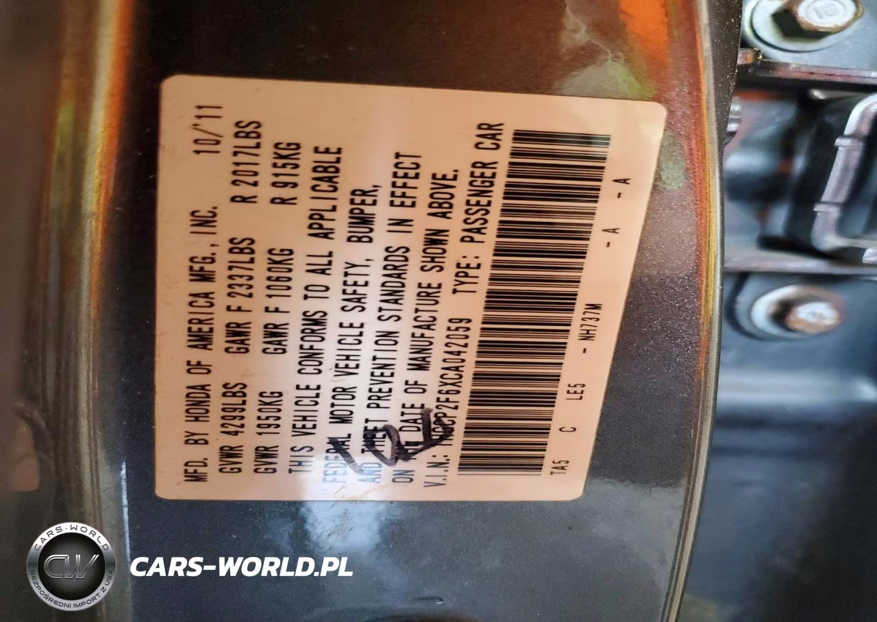 2012 Honda Accord Se VIN:1HGCP2F6XCA042059 - 12