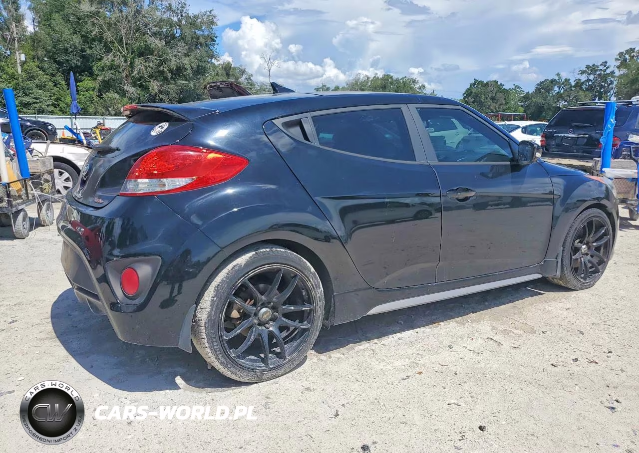 2016 Hyundai Veloster Turbo VIN:KMHTC6AE7GU296473 - 3