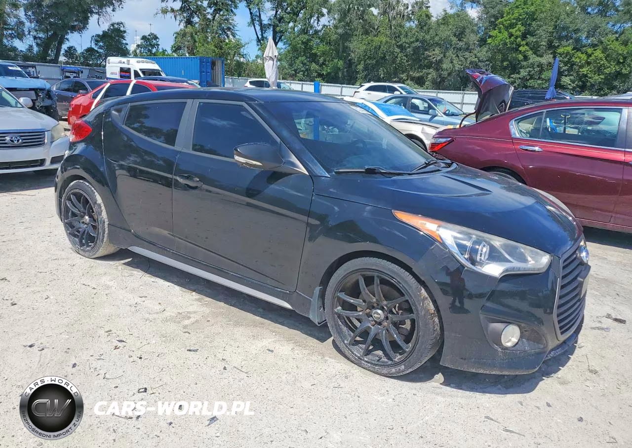 2016 Hyundai Veloster Turbo VIN:KMHTC6AE7GU296473 - 4