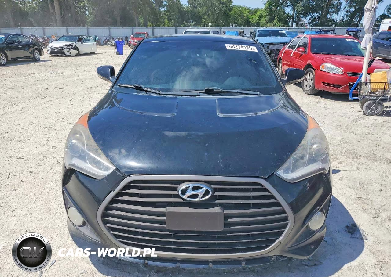 2016 Hyundai Veloster Turbo VIN:KMHTC6AE7GU296473 - 5