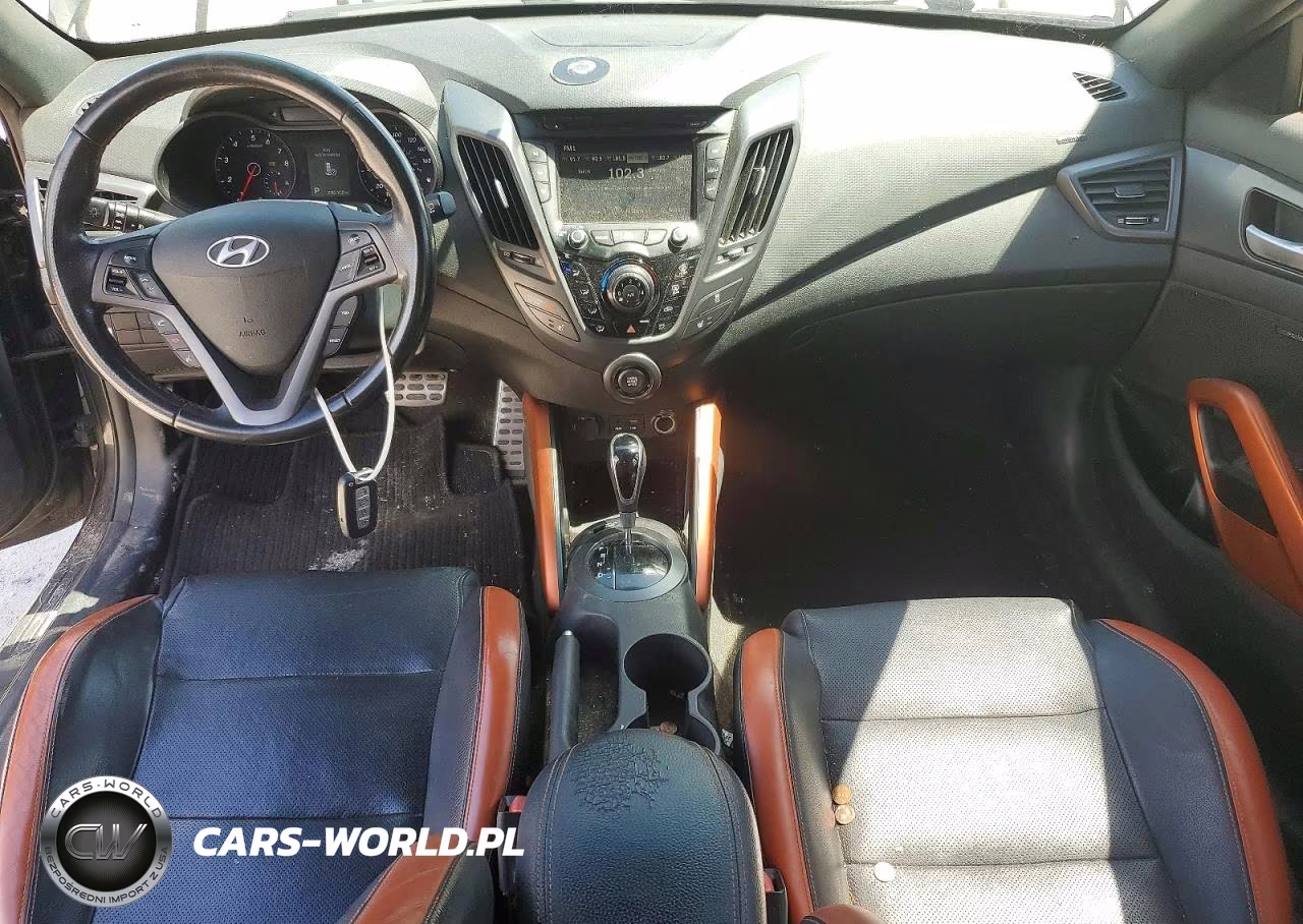 2016 Hyundai Veloster Turbo VIN:KMHTC6AE7GU296473 - 8