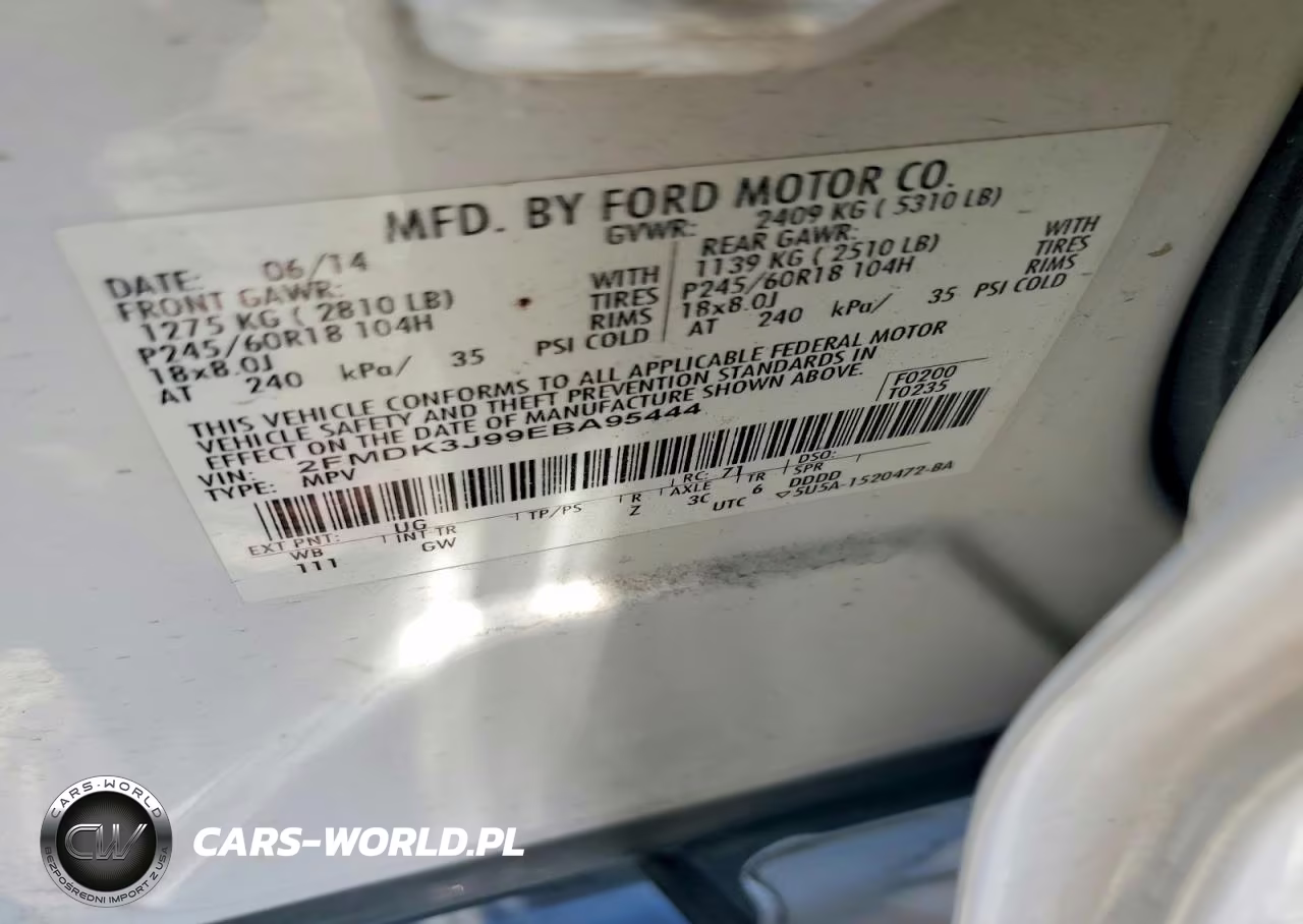 2014 Ford Edge Sel VIN:2FMDK3J99EBA95444 - 13