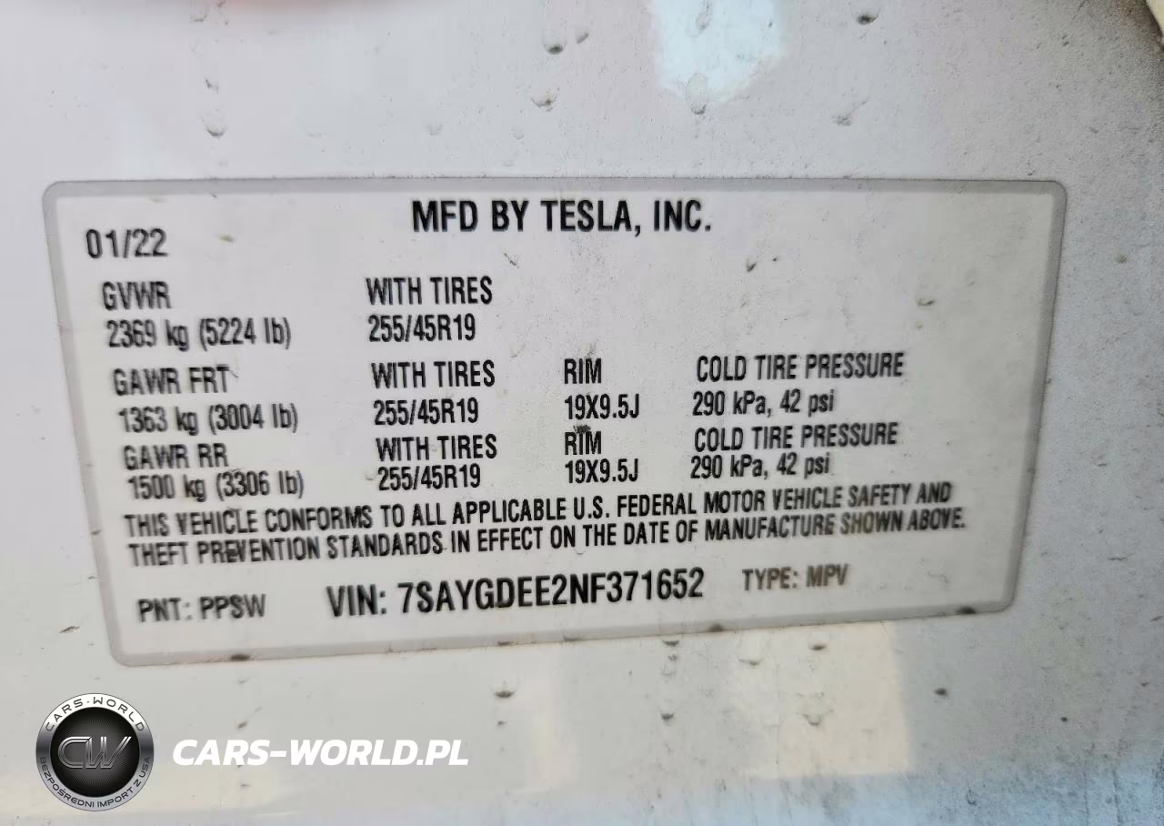 2022 Tesla Model Y VIN:7SAYGDEE2NF371652 - 13