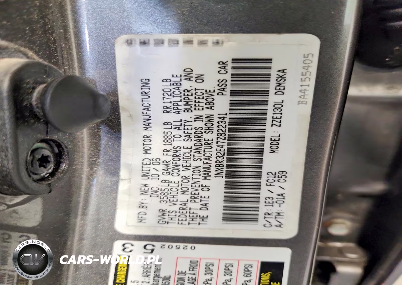 2007 Toyota Corolla S VIN:1NXBR32E47Z822341 - 12