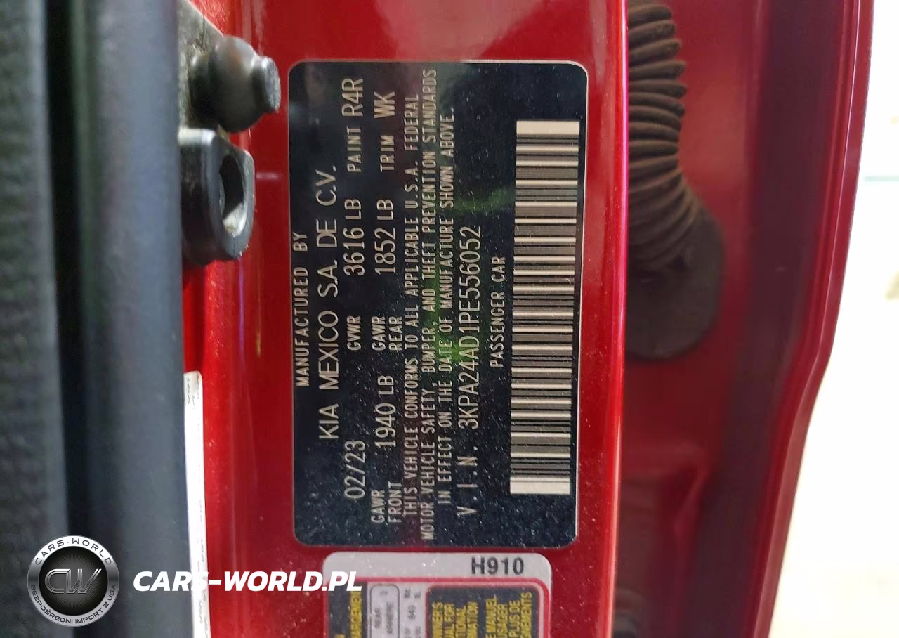2023 Kia Rio S VIN:3KPA24AD1PE556052 - 13