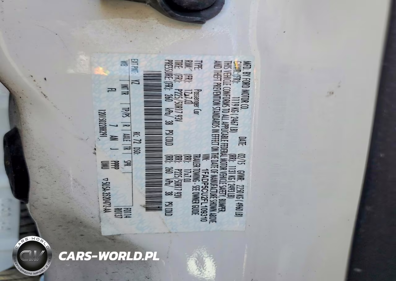2015 Ford C-Max Premium Sel VIN:1FADP5CU2FL109310 - 12