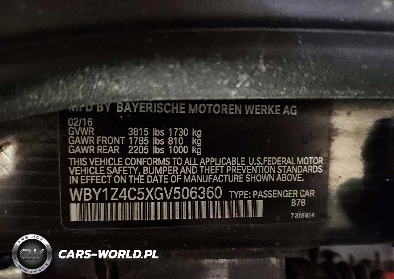 2016 BMW I3 Rex VIN:WBY1Z4C5XGV506360 - 12