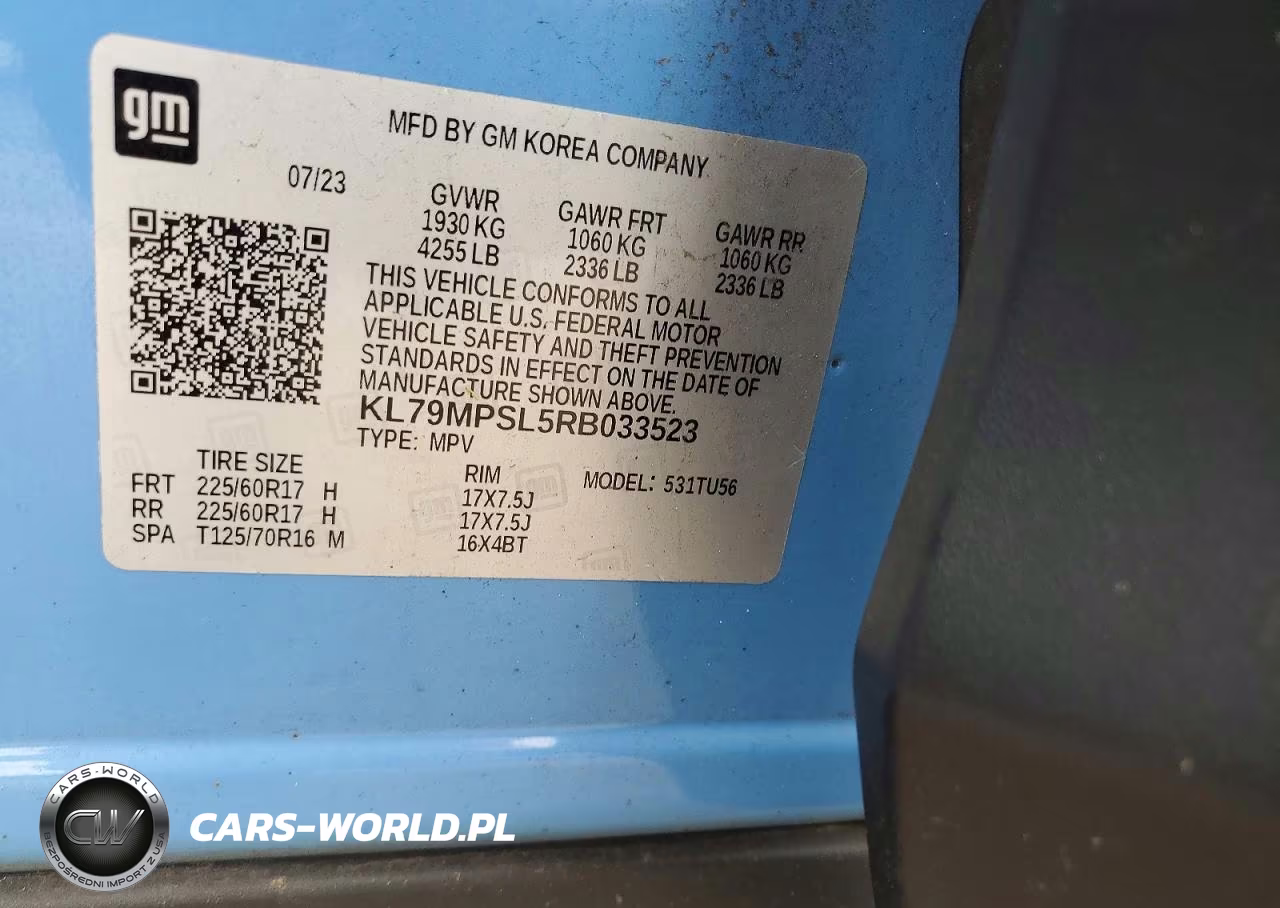 2024 Chevrolet Trailblazer Lt VIN:KL79MPSL5RB033523 - 13