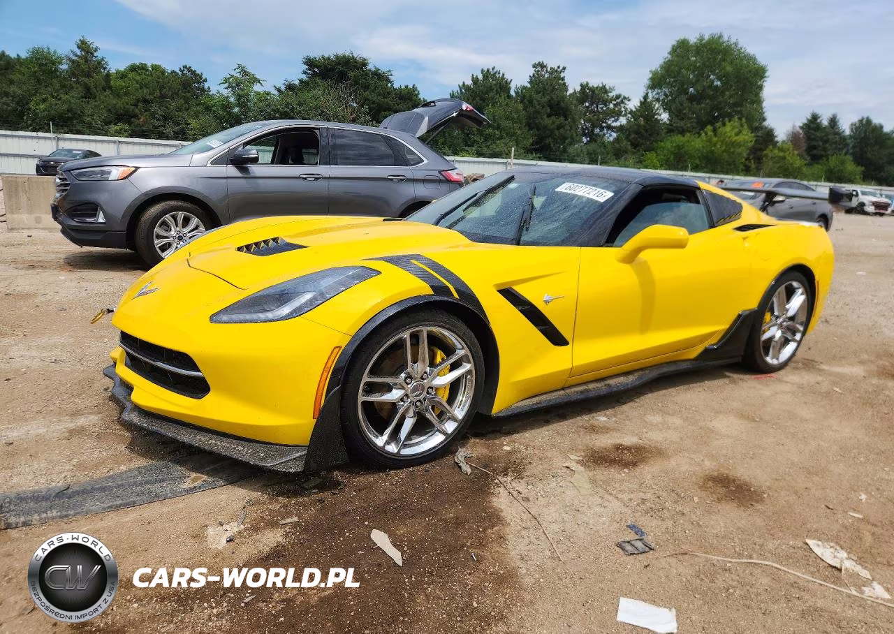 2015 Chevrolet Corvette Stingray 1Lt VIN:1G1YB2D76F5101550 - 1