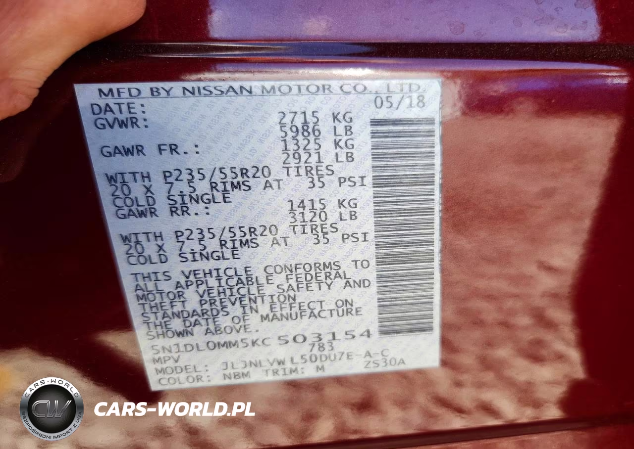 2019 Infiniti Qx60 Luxe VIN:5N1DL0MM5KC503154 - 13