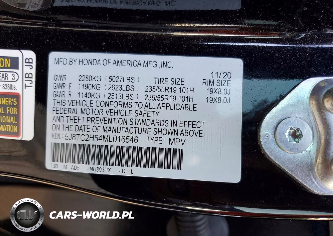 2021 Acura Rdx Technology VIN:5J8TC2H54ML016546 - 13