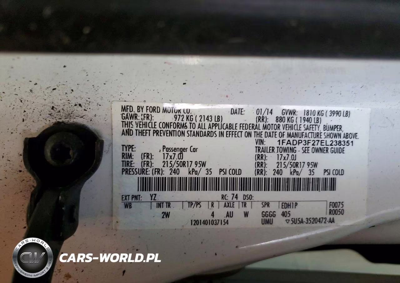 2014 Ford Focus Se VIN:1FADP3F27EL238351 - 12