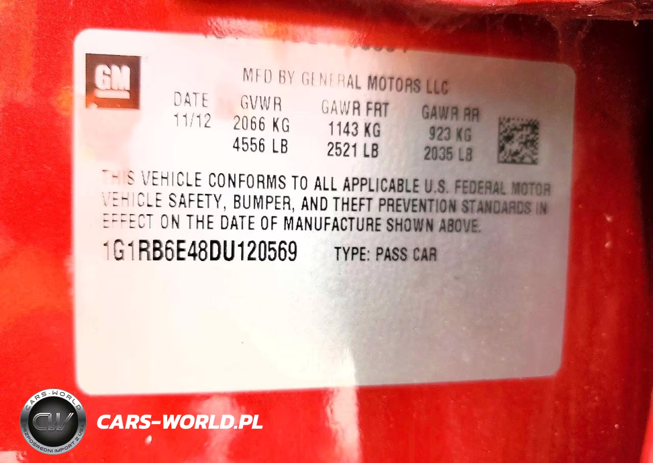 2013 Chevrolet Volt VIN:1G1RB6E48DU120569 - 12