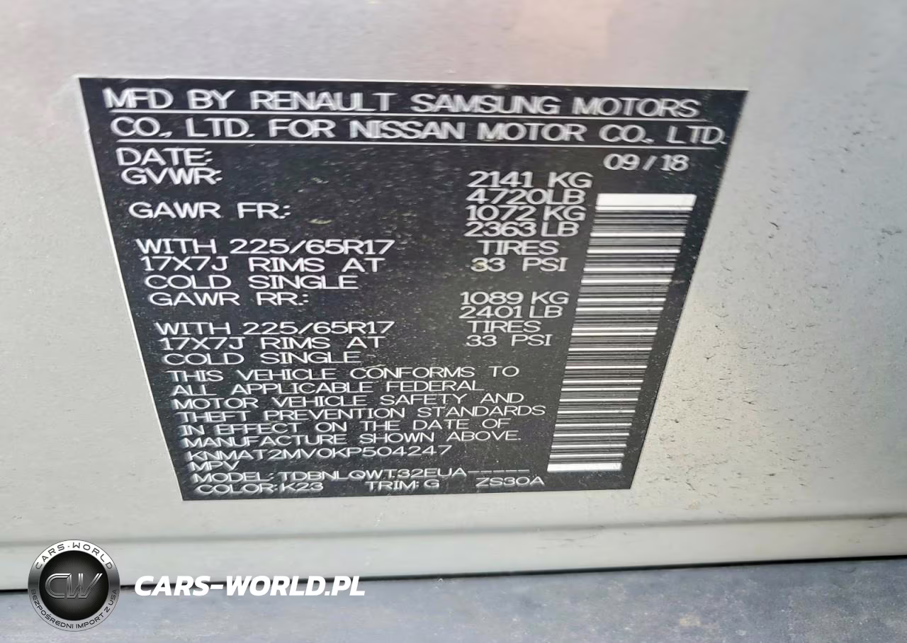 2019 Nissan Rogue Sv VIN:KNMAT2MV0KP504247 - 13