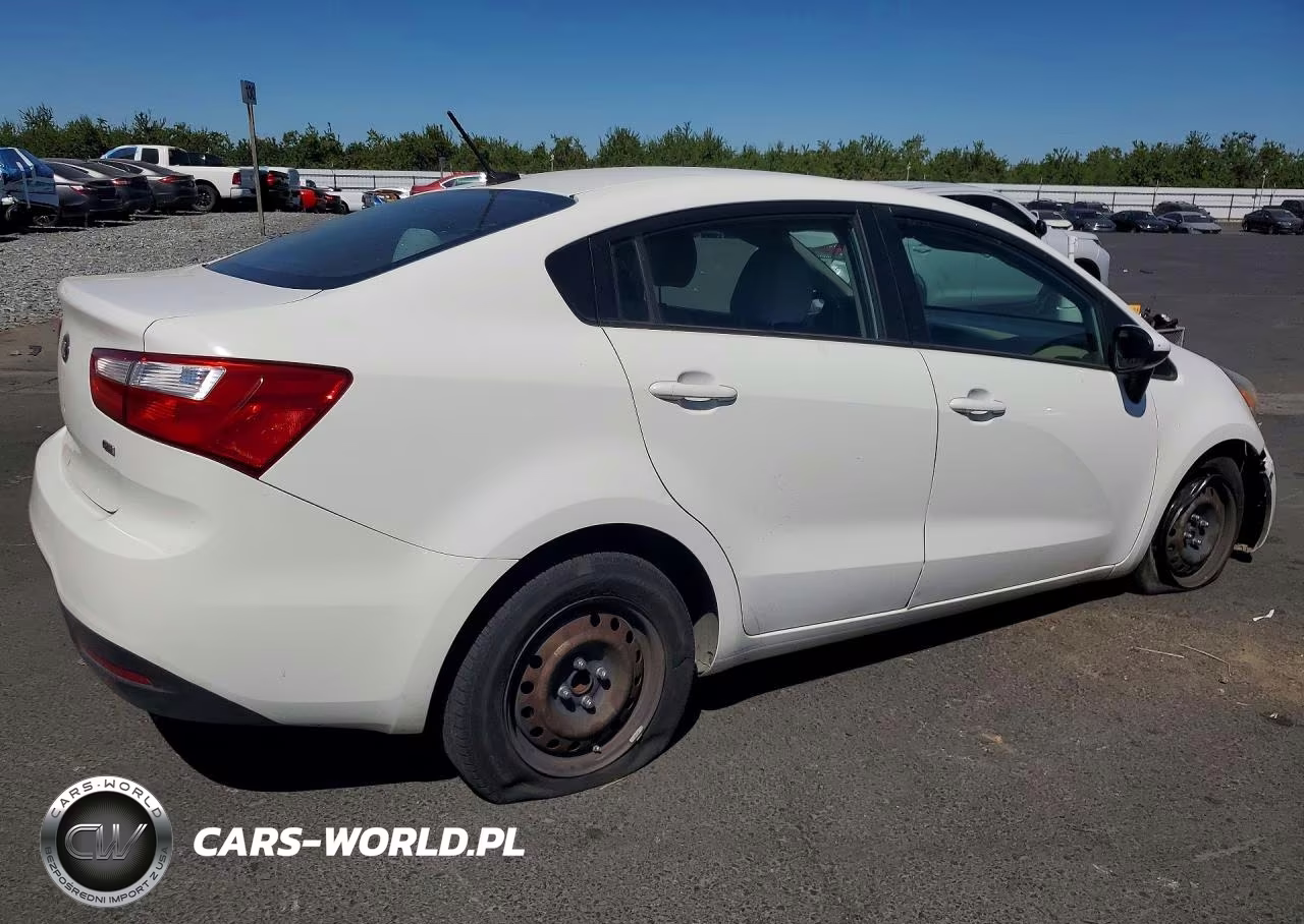 2013 Kia Rio Lx VIN:KNADM4A36D6154377 - 3