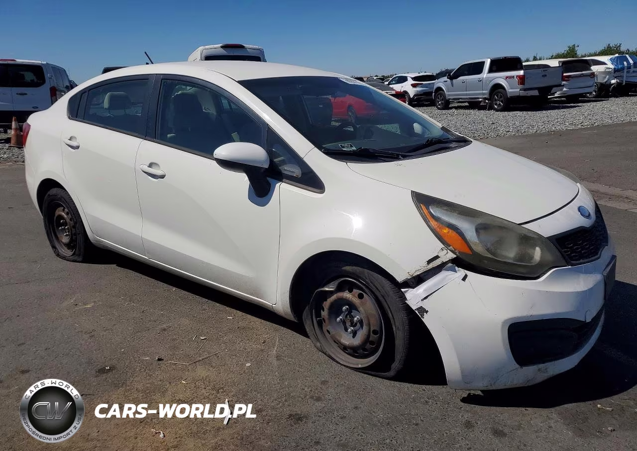 2013 Kia Rio Lx VIN:KNADM4A36D6154377 - 4