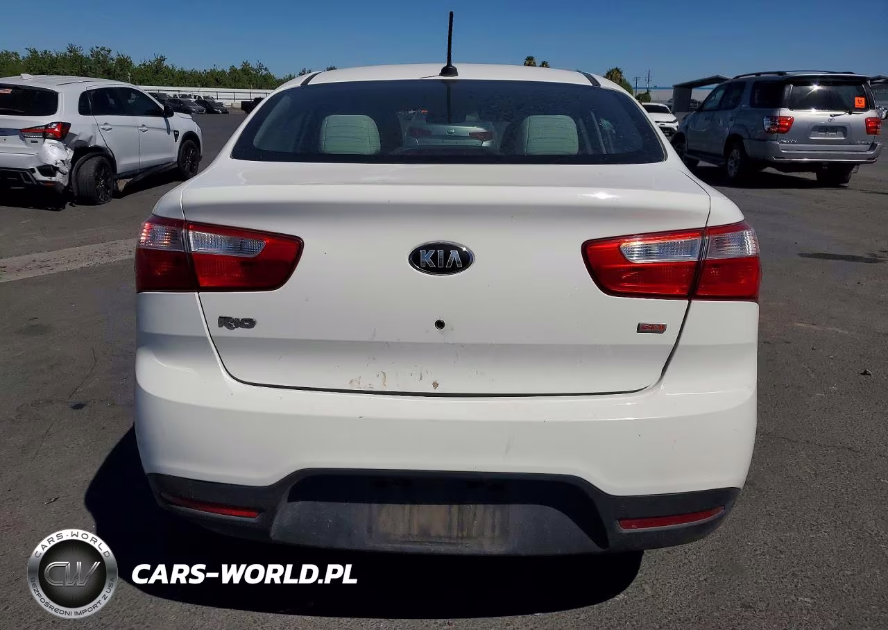 2013 Kia Rio Lx VIN:KNADM4A36D6154377 - 6