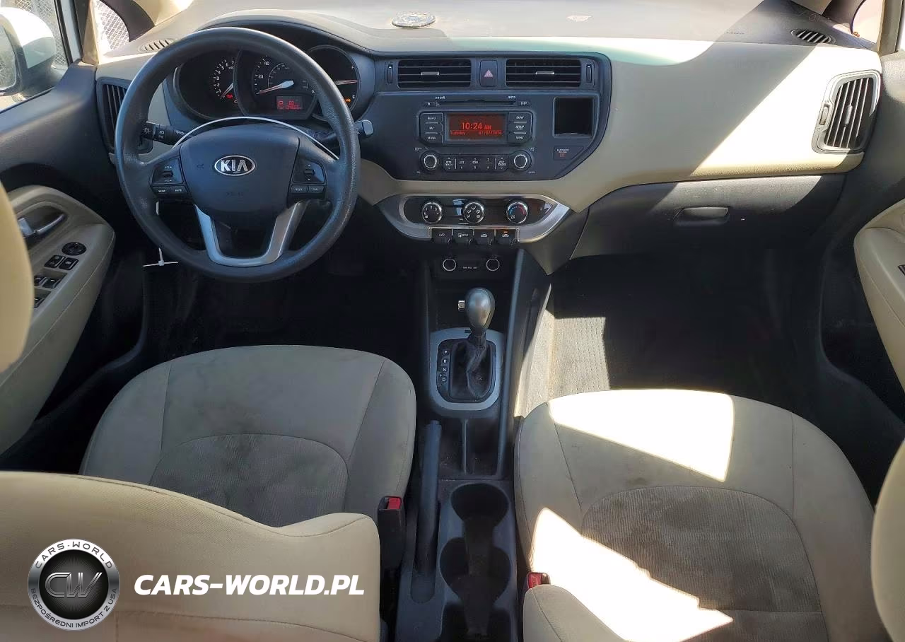 2013 Kia Rio Lx VIN:KNADM4A36D6154377 - 8