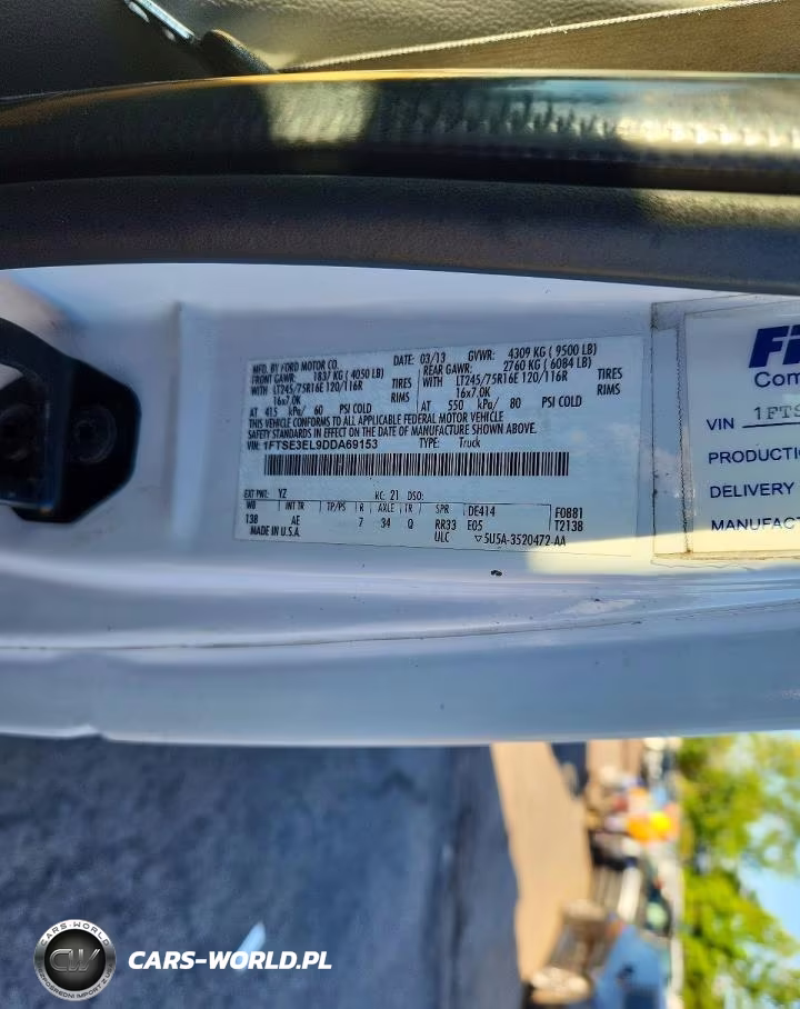 2013 Ford Econoline E350 Super Duty Van VIN:1FTSE3EL9DDA69153 - 12