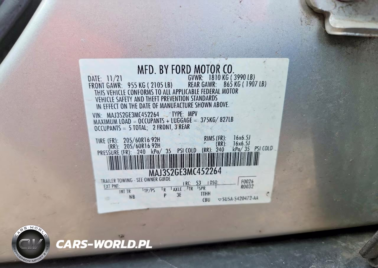 2021 Ford Ecosport Se VIN:MAJ3S2GE3MC452264 - 13