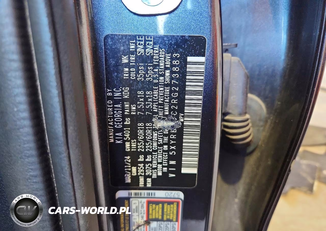 2024 Kia Sorento S VIN:5XYRL4JC2RG273883 - 14