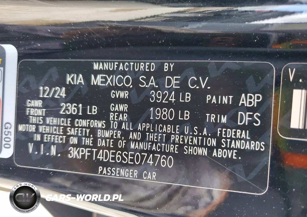 2025 Kia K4 Lxs VIN:3KPFT4DE6SE074760 - 12