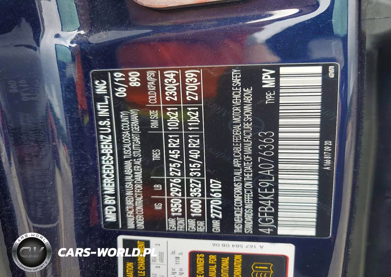 2020 Mercedes-Benz Gle 350 4Matic VIN:4JGFB4KE9LA076363 - 12