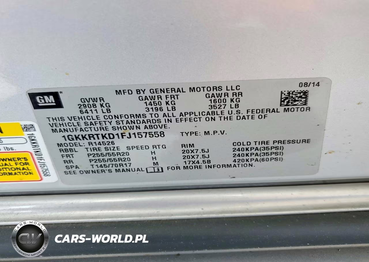 2015 GMC Acadia Denali VIN:1GKKRTKD1FJ157558 - 12