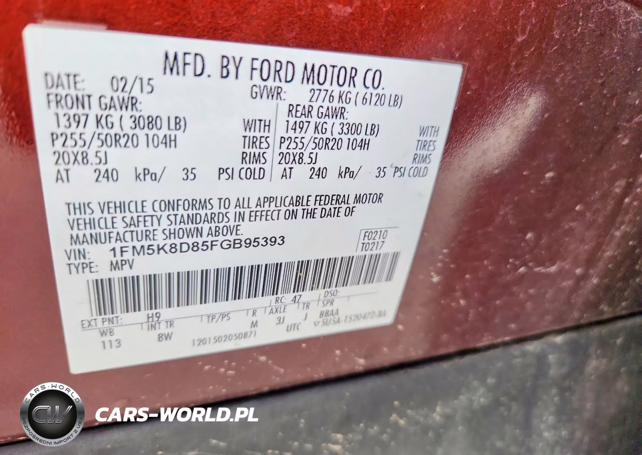 2015 Ford Explorer Xlt VIN:1FM5K8D85FGB95393 - 13