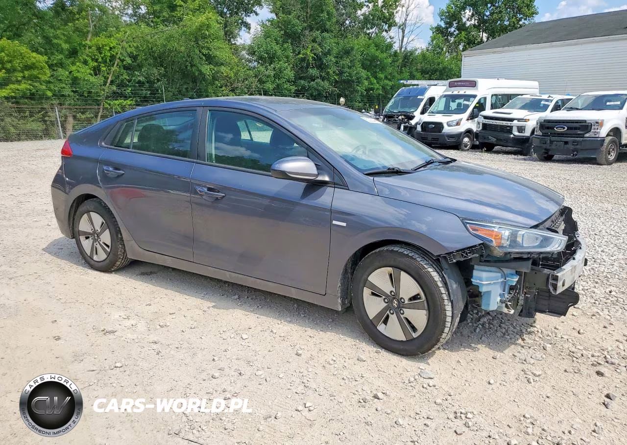 2017 Hyundai Ioniq Blue VIN:KMHC65LCXHU058034 - 4