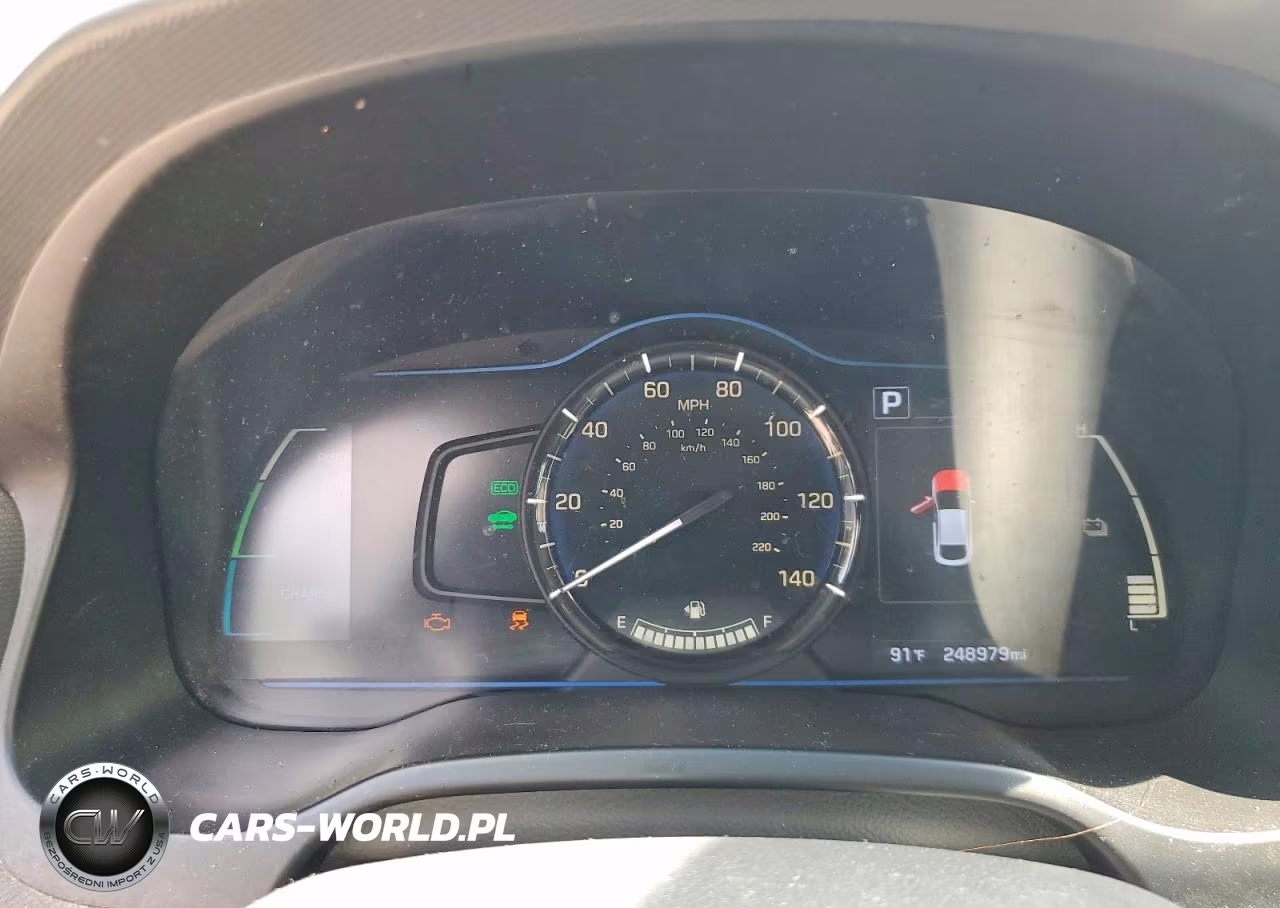 2017 Hyundai Ioniq Blue VIN:KMHC65LCXHU058034 - 9