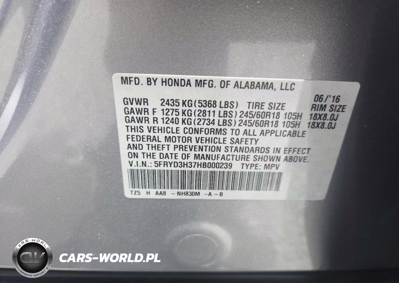 2017 Acura Mdx VIN:5FRYD3H37HB000239 - 13