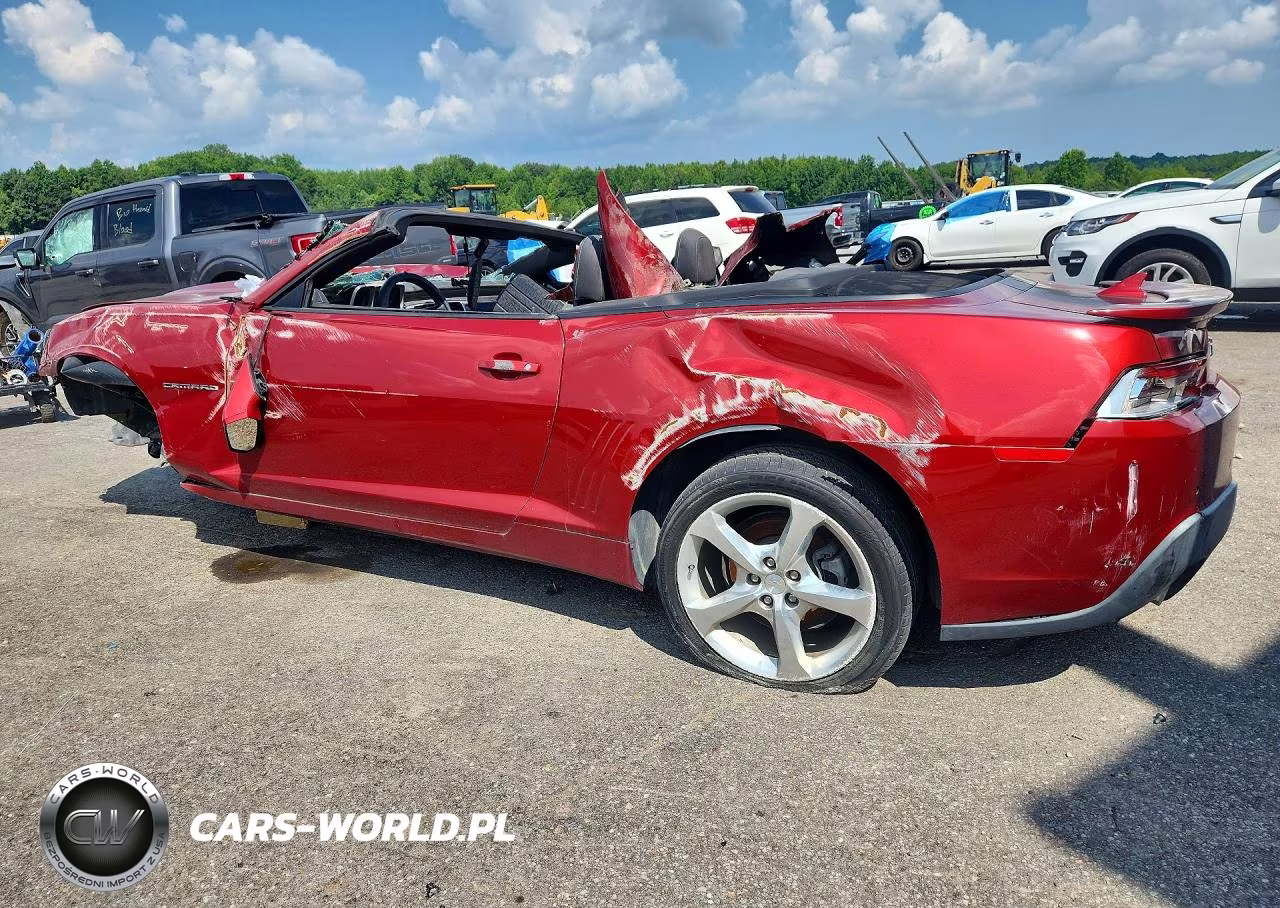 2015 Chevrolet Camaro Lt VIN:2G1FF3D37F9208544 - 2