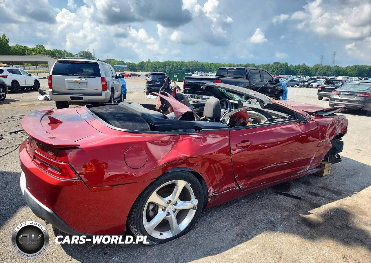 2015 Chevrolet Camaro Lt VIN:2G1FF3D37F9208544 - 3