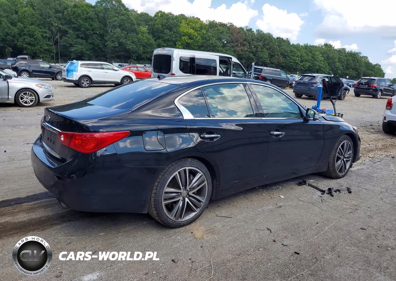 2015 Infiniti Q50 Hybrid Premium VIN:JN1AV7AR9FM850399 - 3