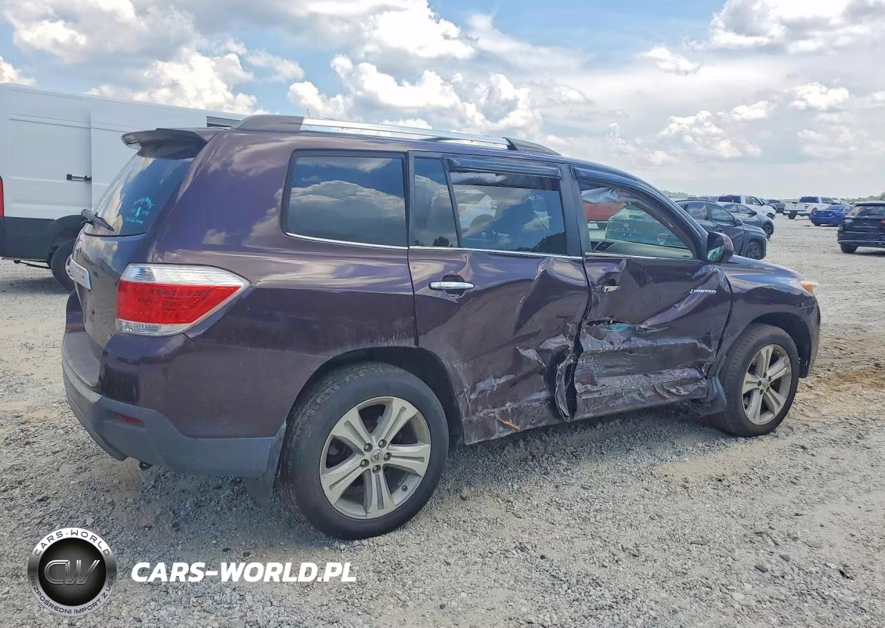 2013 Toyota Highlander Limited VIN:5TDDK3EH6DS228521 - 3