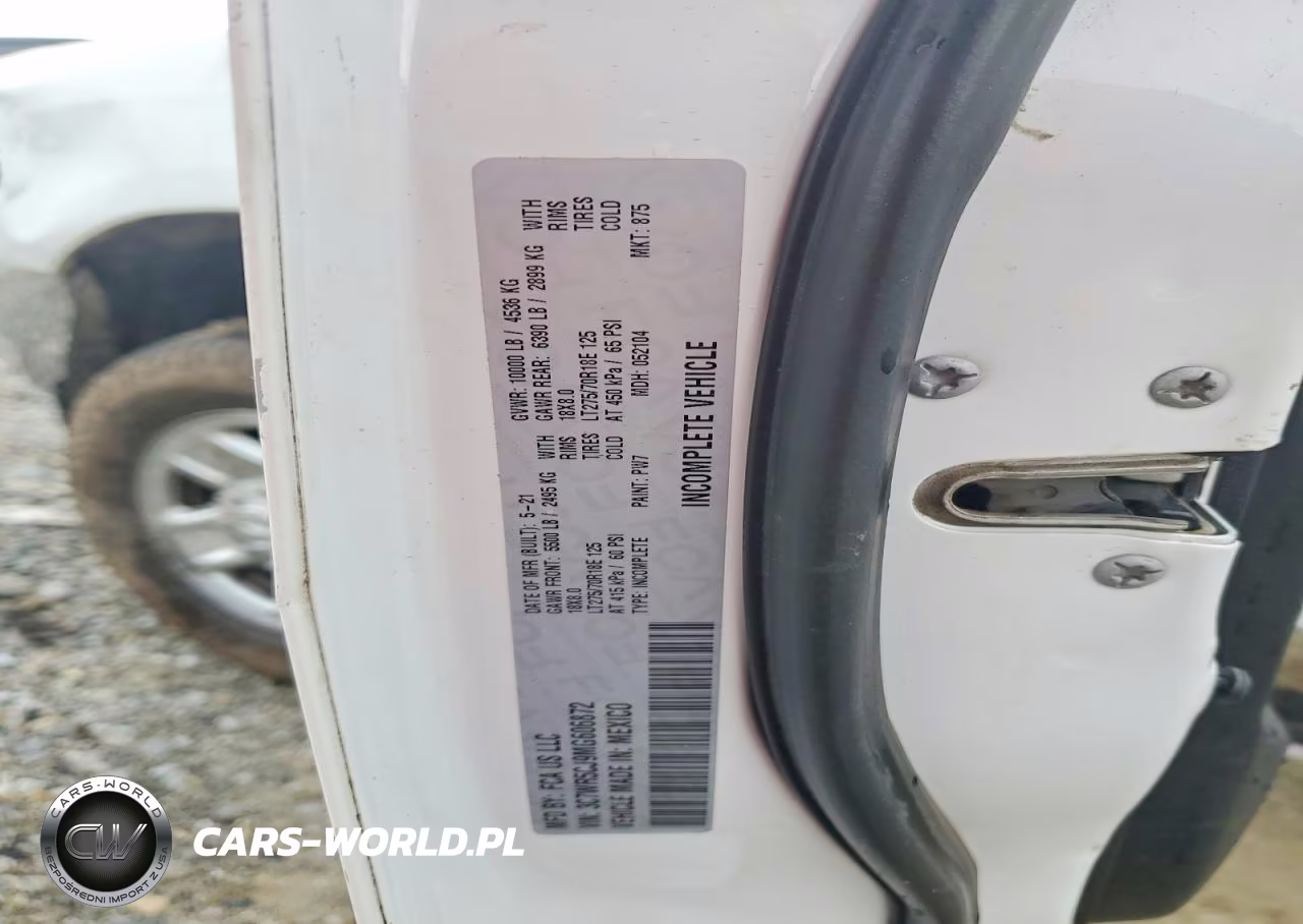 2021 Ram 2500 Tradesman VIN:3C7WR5CJ9MG606872 - 13