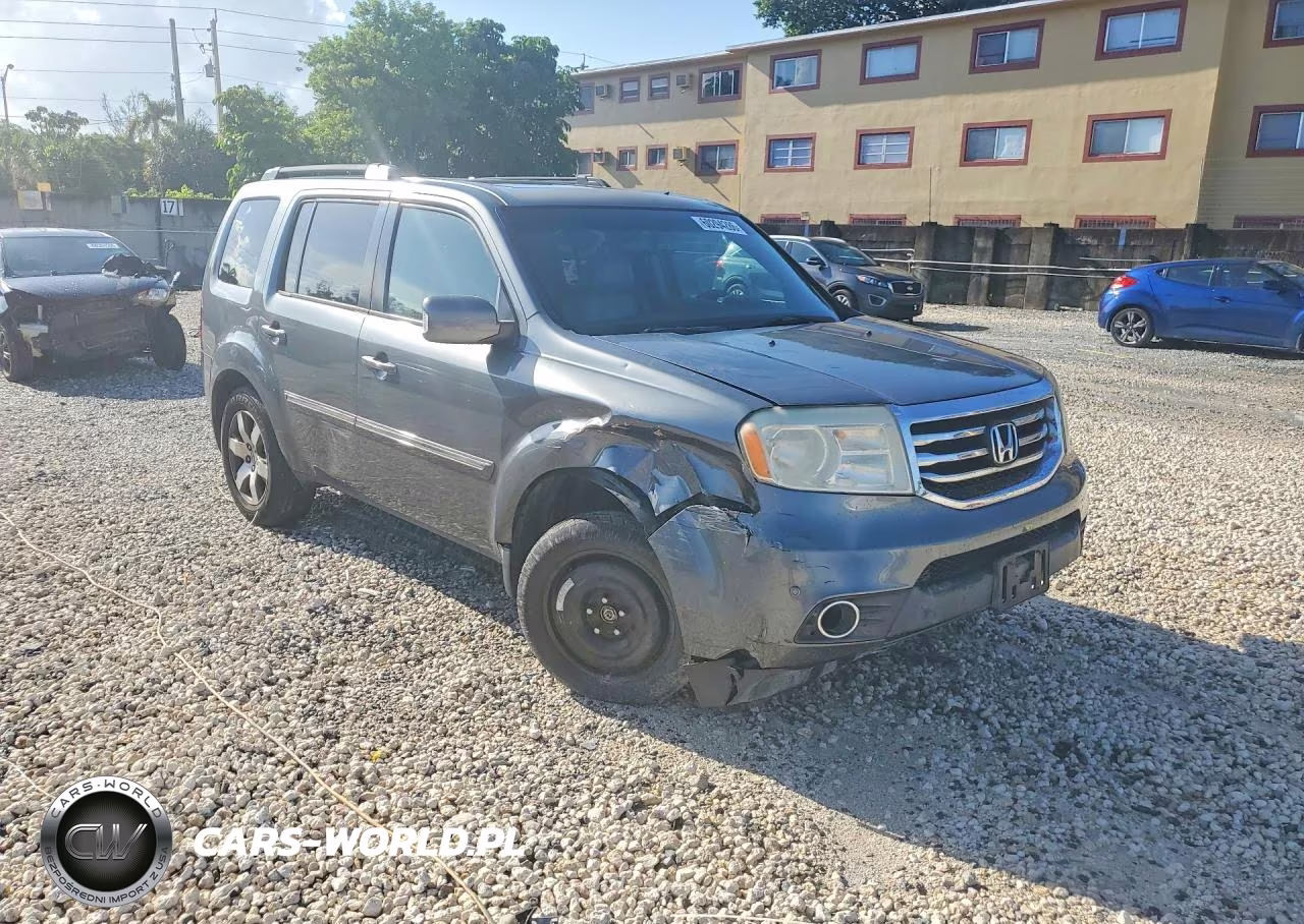 2012 Honda Pilot Touring VIN:5FNYF3H99CB021814 - 4