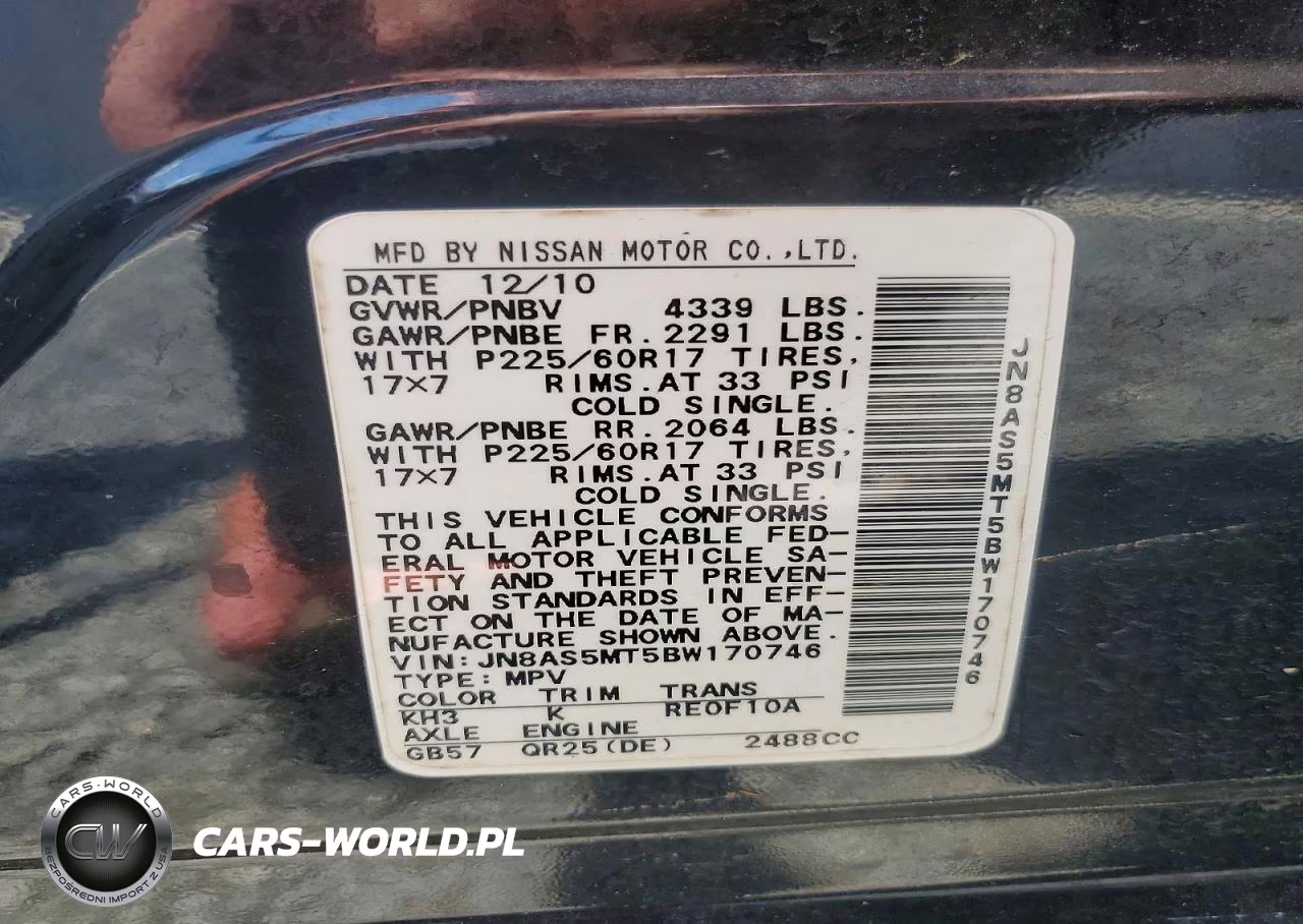 2011 Nissan Rogue S-Sv-Krom VIN:JN8AS5MT5BW170746 - 14