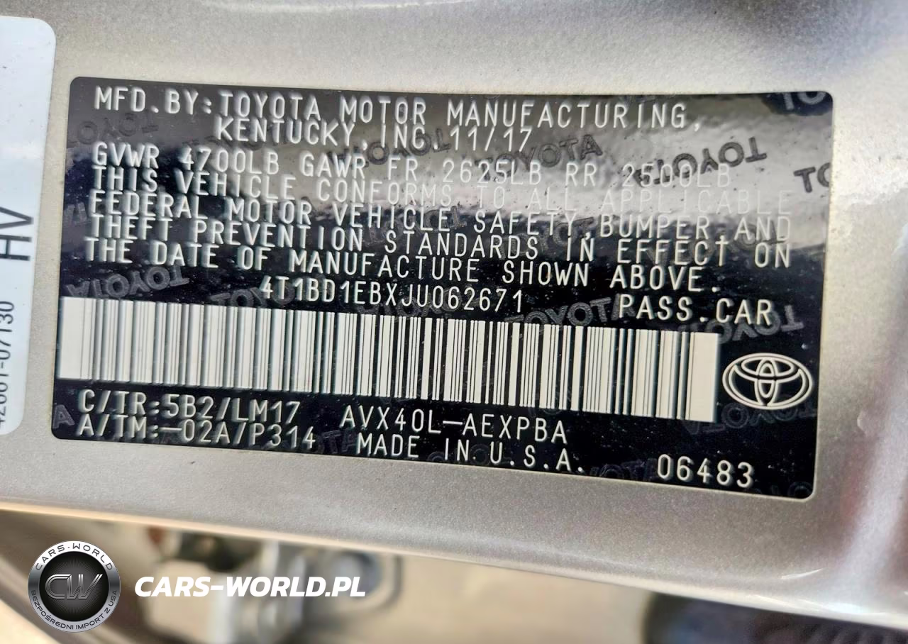 2018 Toyota Avalon Hybrid Limited VIN:4T1BD1EBXJU062671 - 12